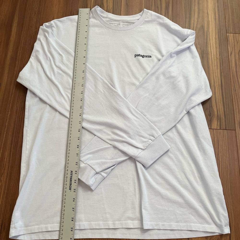 Patagonia Men's Classic White Long Sleeve Tee